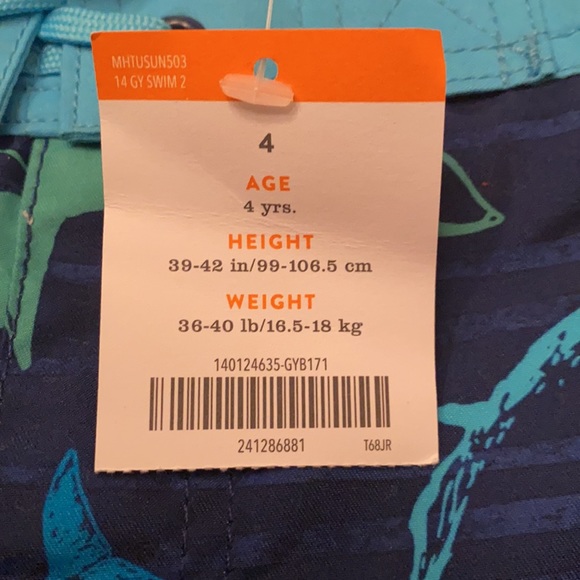 NWT Gymboree size 4 boys swimsuit - Picture 5 of 5